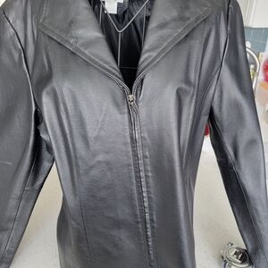 East 5th Women's Sleek Black Leather Jacket
